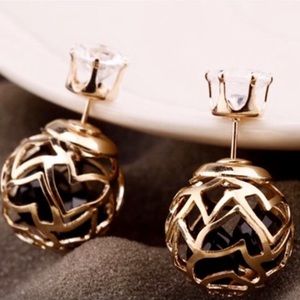 Double Ended Ball Earrings